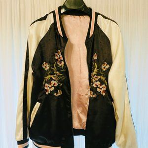 Embroidered Bomber Jacket